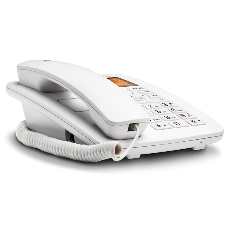 摩托羅拉（Motorola） CT111C 智能自動/手動插卡錄音電話機(jī)座機(jī)商務(wù)客服電話呼叫中心家用辦公固定座機(jī) （白色）_http://m.bzsa.cn/img/sp/766/b5587ebc-8d8e-4300-9d08-d14613b4fab9.jpg