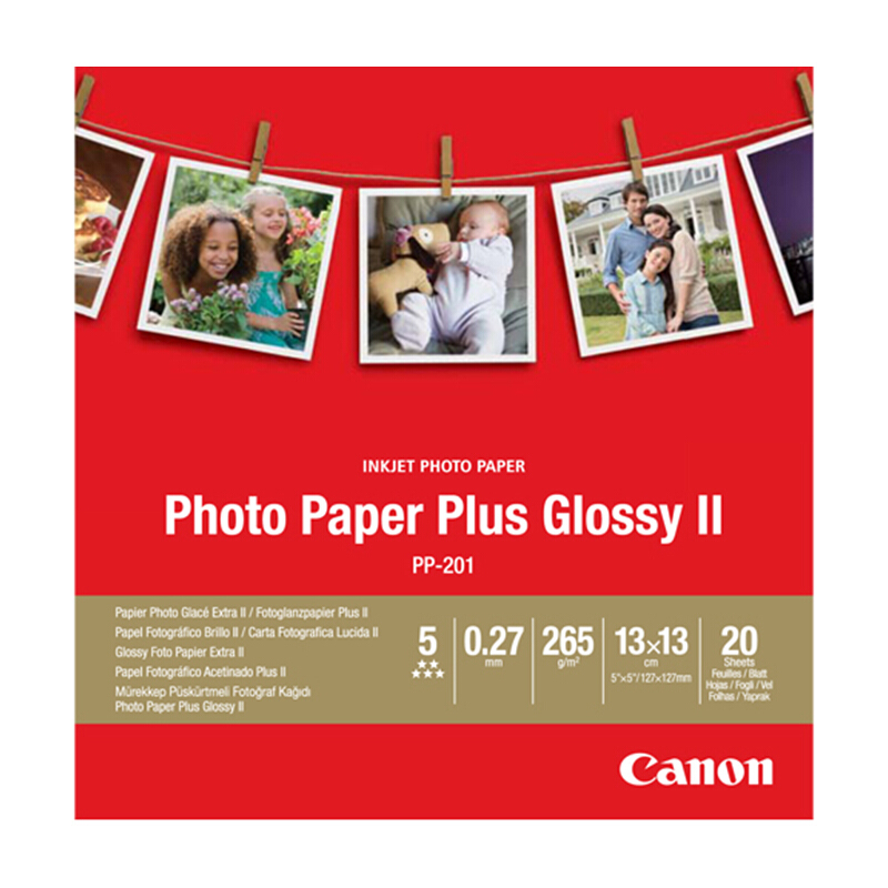 佳能（Canon） PP-201 高級光面照片紙 噴墨打印紙 (SQ 5in.20) _http://m.bzsa.cn/img/sp/83/211544a1-aa61-4580-9be0-7ecc987b20fd.jpg