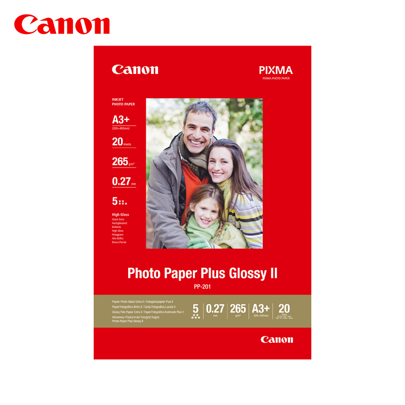佳能（Canon） PP-201 高級光面照片紙 噴墨打印紙 (A3+/20張) _http://m.bzsa.cn/img/sp/83/9499037a-7cb7-491d-964d-14433ee55e4a.jpg