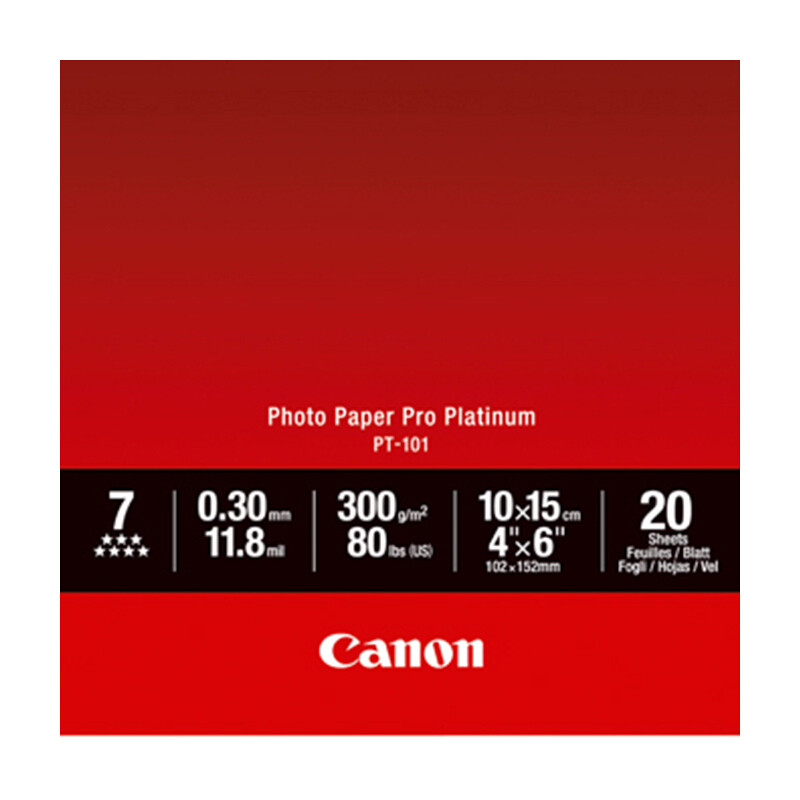 佳能（Canon） PT-101 光面噴墨打印紙 專業(yè)照片紙 (4*6/20張) _http://m.bzsa.cn/img/sp/83/98a08c6a-9d7c-44de-855a-c2160b4bc145.jpg