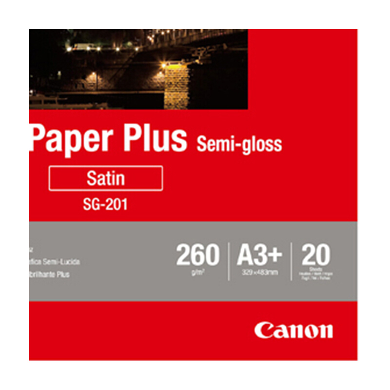 佳能（Canon） SG-201 亞高光澤照片紙 (A3+/20張) _http://m.bzsa.cn/img/sp/83/9d29992b-dc18-44db-96eb-2bdf924941bb.jpg