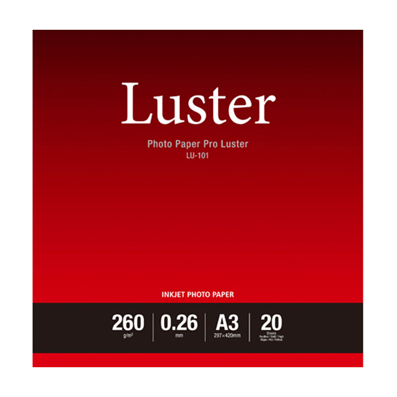 佳能（Canon） LU-101 專業(yè)絨面照片紙/相片紙 (A3/20張) _http://m.bzsa.cn/img/sp/83/a71e3ad9-0624-4f0c-aae3-1d6edc056f14.jpg