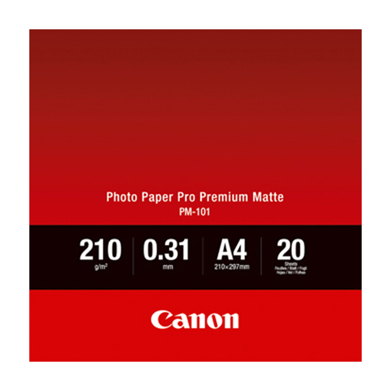 佳能（Canon） PM-101 專業(yè)無光澤照片紙/相片紙 (A4/20張) _http://m.bzsa.cn/img/sp/83/d838e8c2-7b41-4778-ac47-d4073cdcea52.jpg