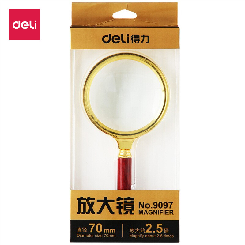 得力（deli）9097 直徑70mm 復(fù)古金屬框木質(zhì)手柄架放大鏡_http://m.bzsa.cn/newimg/C202208/1661743326670.jpg