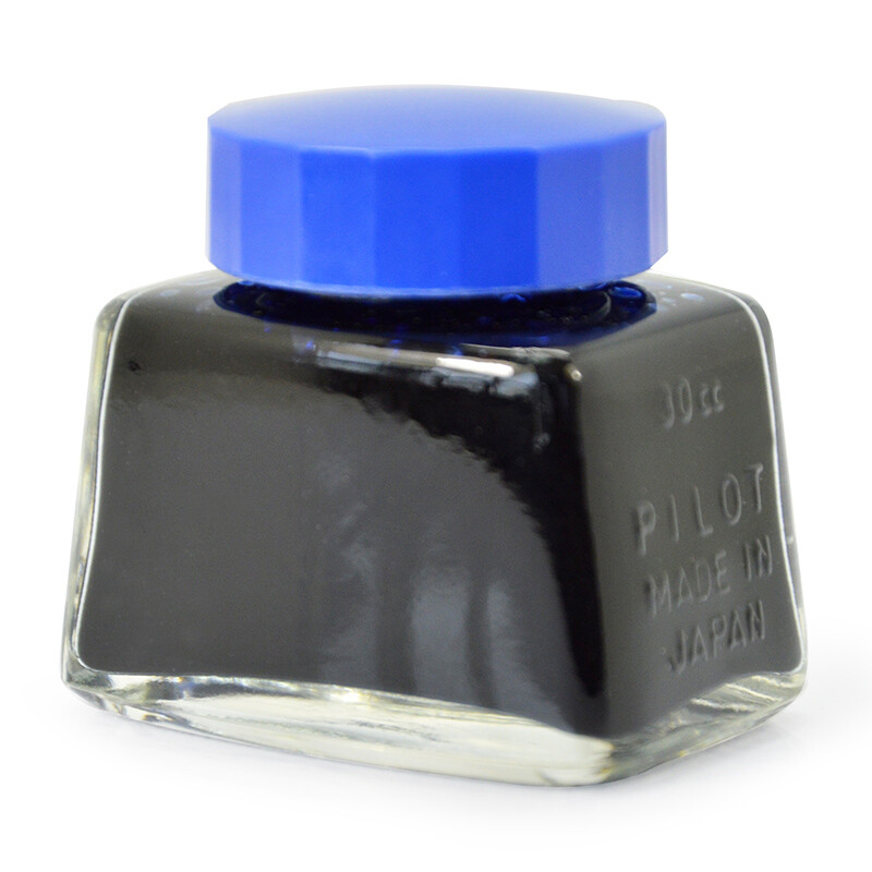百樂（PILOT）非碳素墨水 不堵筆鋼筆墨水30ml 藍黑INK-30-BB_http://m.bzsa.cn/newimg/C202209/1662541080708.jpg