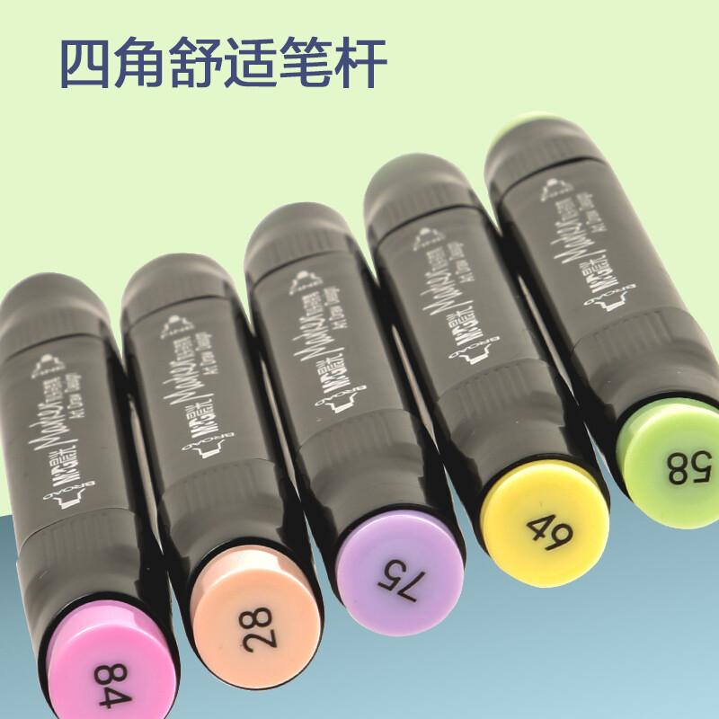 晨光(M&G)文具80色雙頭酒精性速干馬克筆 APMT3506_http://m.bzsa.cn/newimg/C202210/1666770538881.jpg