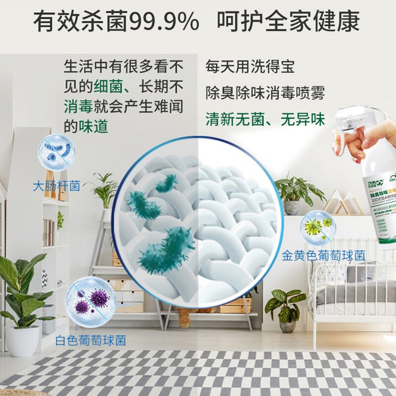 洗得寶 除臭消毒噴霧去異味不含酒精消毒液500ml_http://m.bzsa.cn/newimg/C202211/1668148293500.jpg
