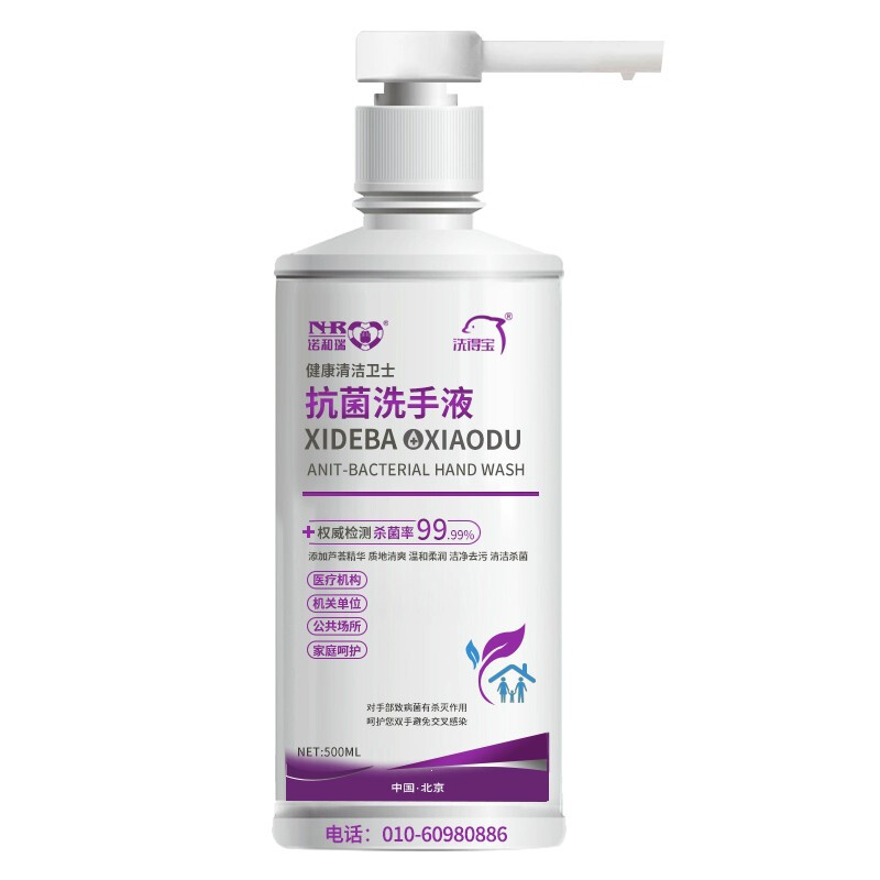 洗得寶 抗菌洗手液消毒洗手液 護(hù)膚保濕殺菌500ml/瓶_http://m.bzsa.cn/newimg/C202211/1668149420678.jpg