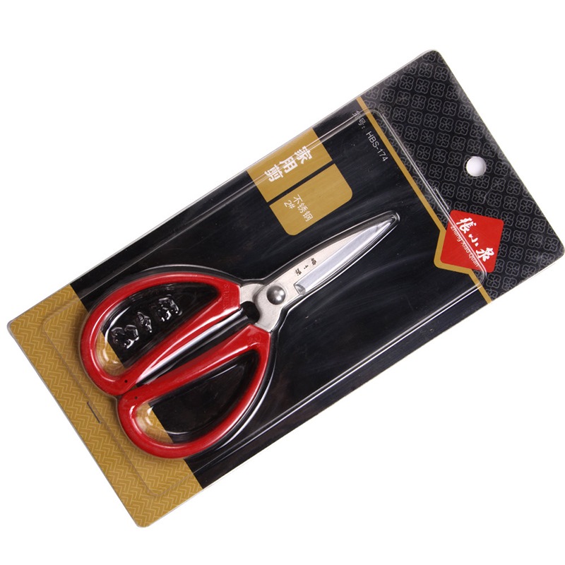 張小泉 不銹鋼家用剪刀布剪 辦公剪紙剪 4#總長 12.5cm  HBS-174_http://m.bzsa.cn/newimg/C202212/1671600896698.jpg
