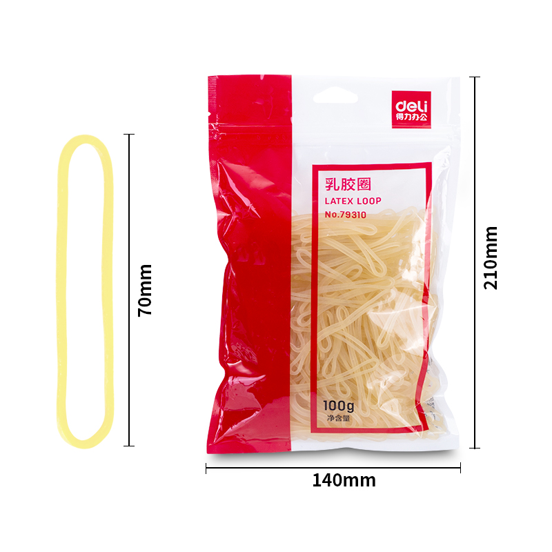 得力(deli)100g耐用橡皮筋/乳膠圈/橡皮圈/捆扎膠圈 辦公用品 79310_http://m.bzsa.cn/newimg/C202212/1672391046030.jpg