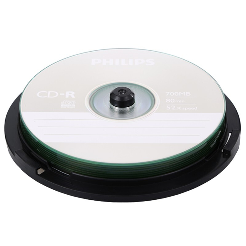 飛利浦（PHILIPS）CD-R光盤/刻錄盤 52速700M 桶裝10片_http://m.bzsa.cn/newimg/C202301/1672734006826.jpg