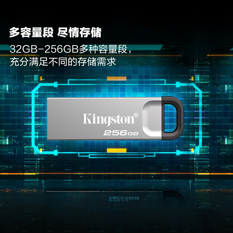 金士頓（Kingston）USB 3.2 Gen 1 U盤 DTKN256G_http://m.bzsa.cn/newimg/C202303/1679462962575.jpg