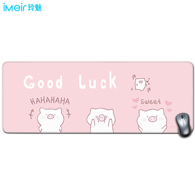 玲魅Linmath 鎖邊大號鼠標墊800*300MM【三只小豬】_http://m.bzsa.cn/newimg/C202304/1681201148658.jpg