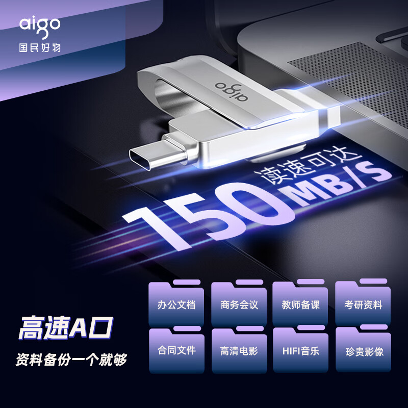 愛國者（aigo）512GB Type-C USB3.2  U盤 U351_http://m.bzsa.cn/newimg/C202311/1698903835821.jpg