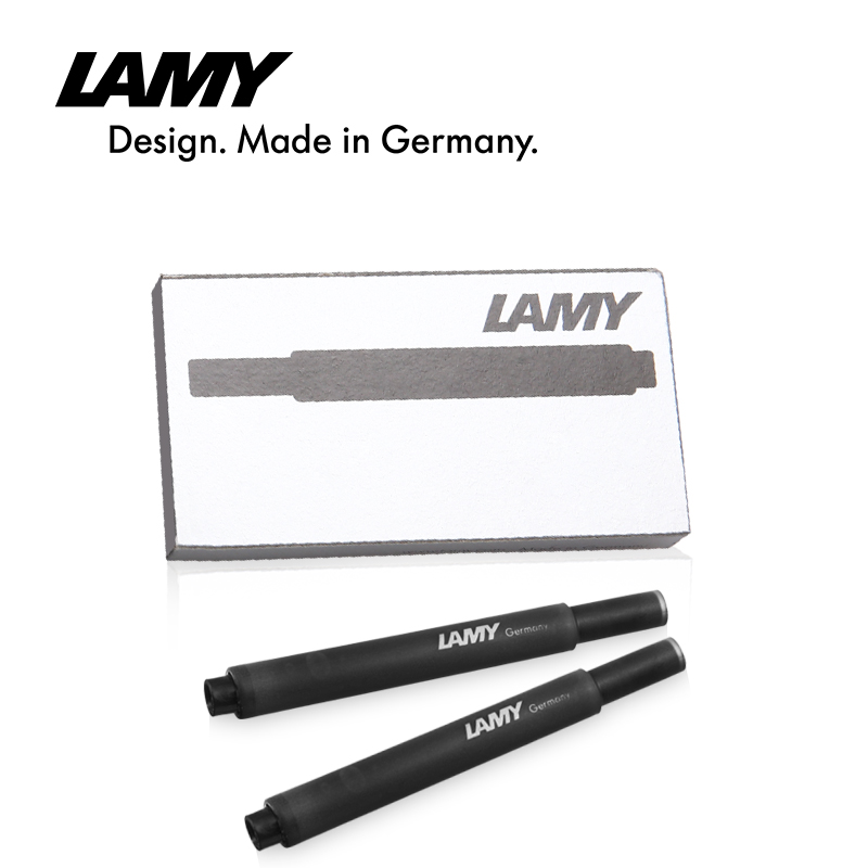 凌美（LAMY） 狩獵者/恒星鋼筆墨膽 墨囊 墨水筆一次性筆芯替換5支裝 T10 黑色_http://m.bzsa.cn/newimg/C202311/1699434720652.jpg