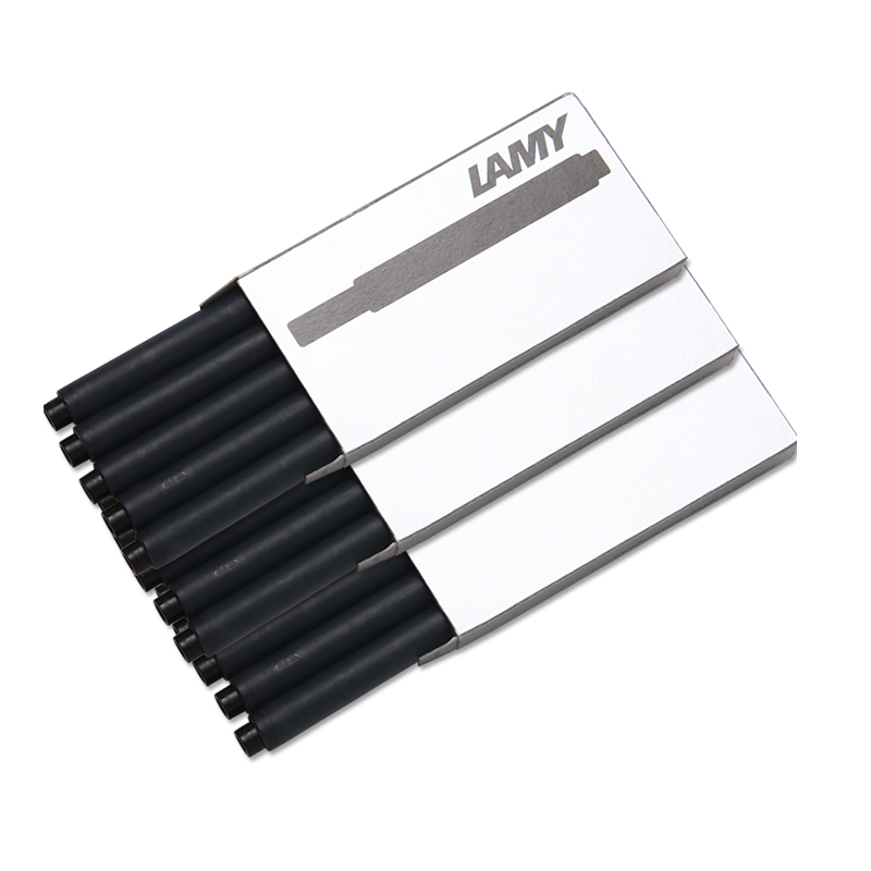 凌美（LAMY） 狩獵者/恒星鋼筆墨膽 墨囊 墨水筆一次性筆芯替換5支裝 T10 黑色_http://m.bzsa.cn/newimg/C202311/1699434721664.jpg