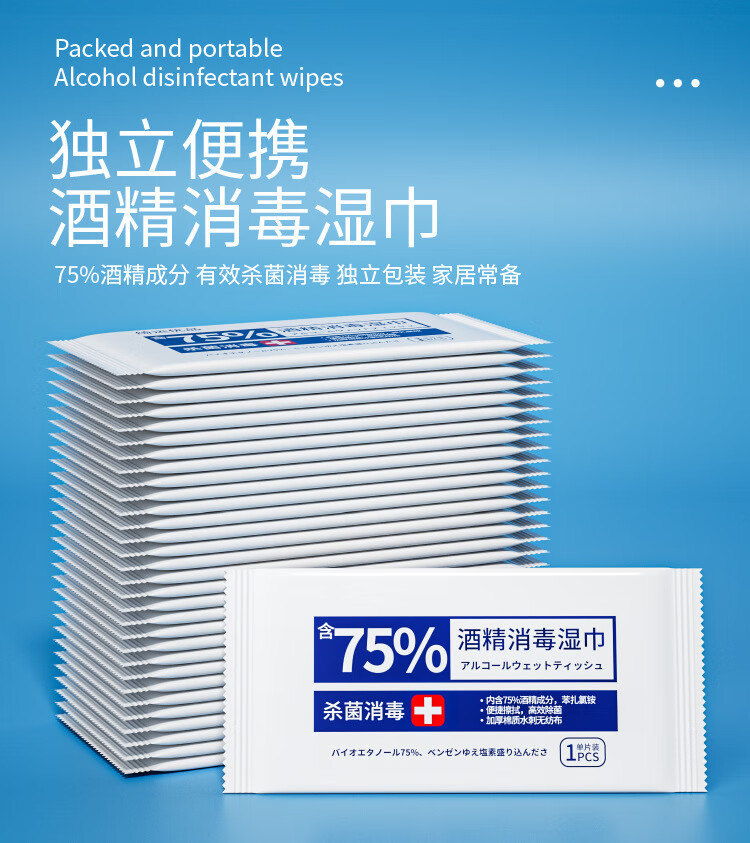含75度酒精消毒濕巾獨立包裝辦公家用衛(wèi)生殺菌抑菌便攜洗臉巾大包濕紙巾 1包80片裝ZHJJSX_http://m.bzsa.cn/newimg/C202408/1723086517929.jpeg